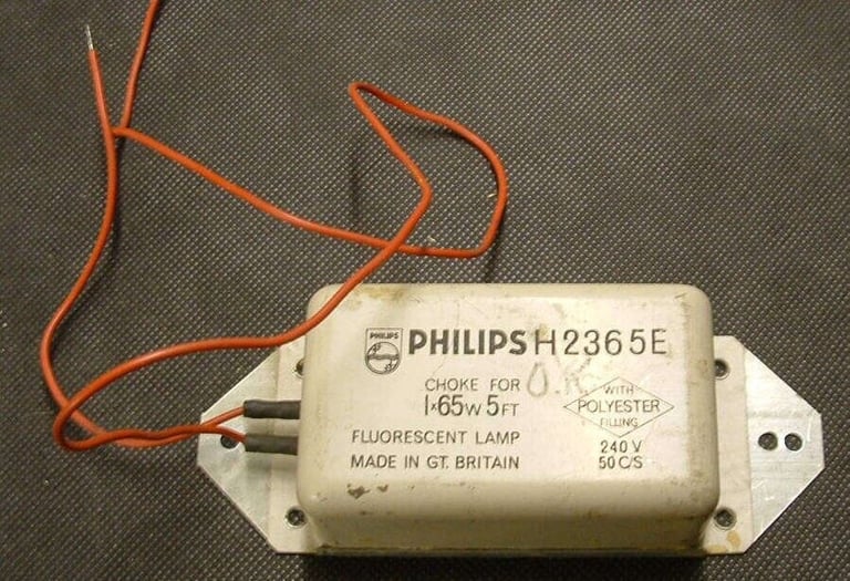 image for VINTAGE PHILIPS H2365E 65W 240V FLUORESCENT LAMP CHOKE, 1.38 kg weight