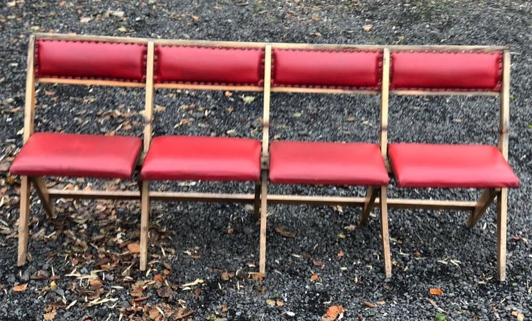 image for Vintage folding theatre/church seats