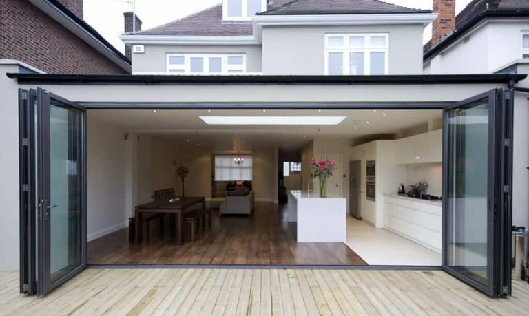 Bi-fold Folding Aluminium Branded Doors