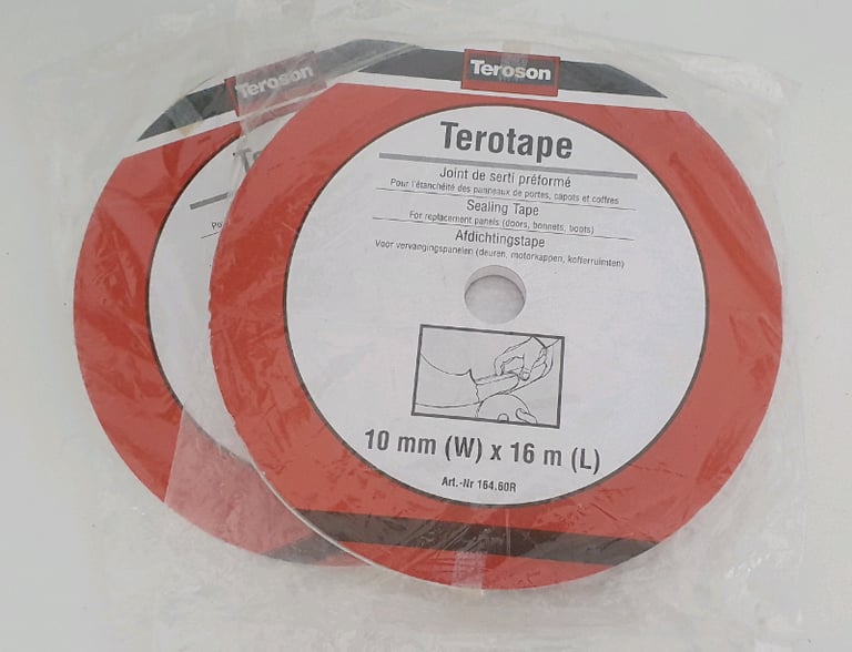 NEW 2x Teroson Terotape 10mm Sealing Tape 