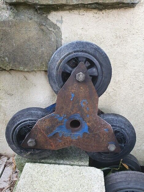 Set of 2 Hand Cart Wheels