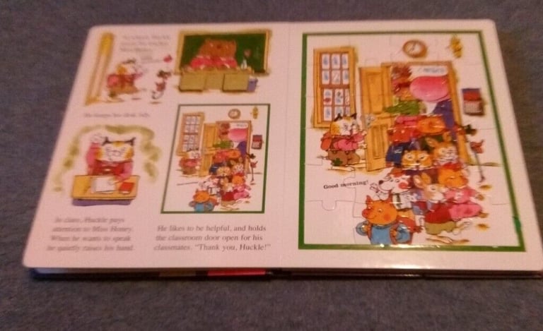 Richard Scarry Please and Thank you hardback, jigsaw book
