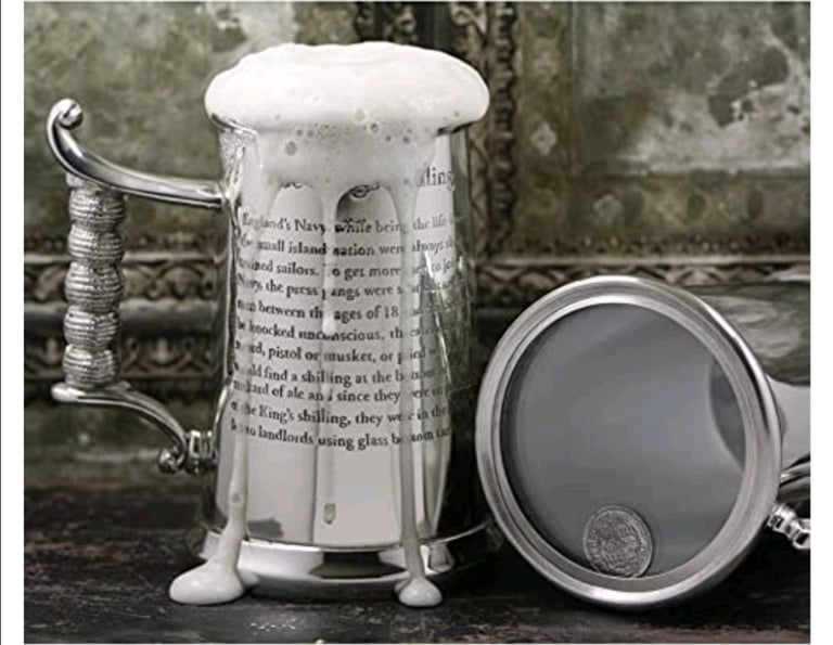 Brand new Kings shilling tankard