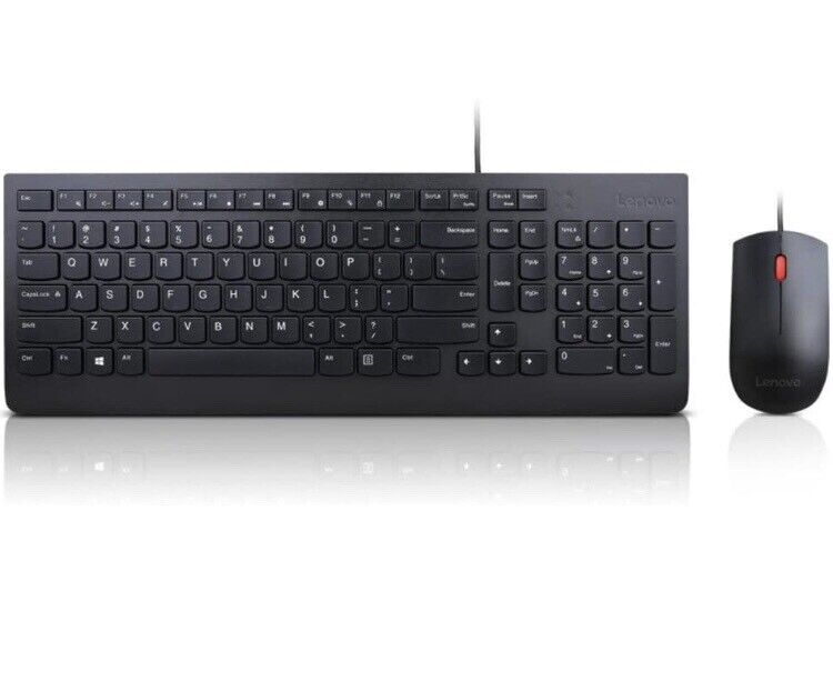 Lenovo Essential Wired Keyboard and Mouse Combo 
