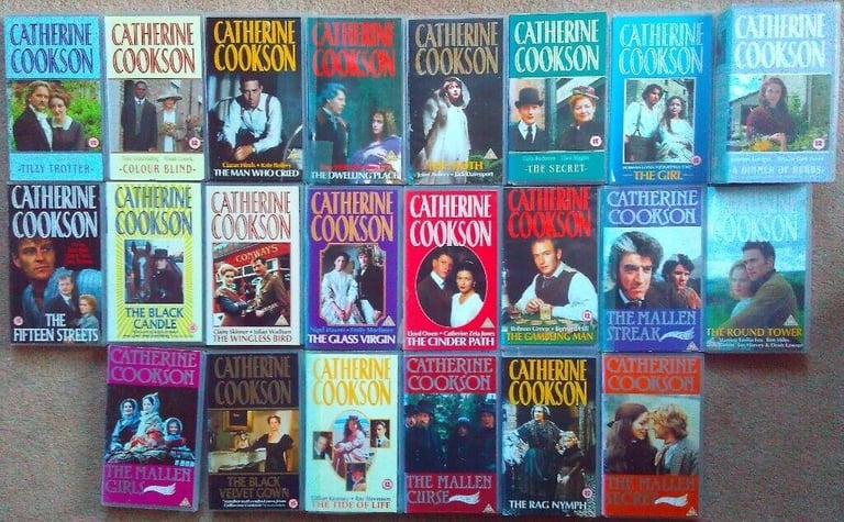 image for 21 x CATHERINE COOKSON genuine original VHS video tapes, one careful owner, excellent condition