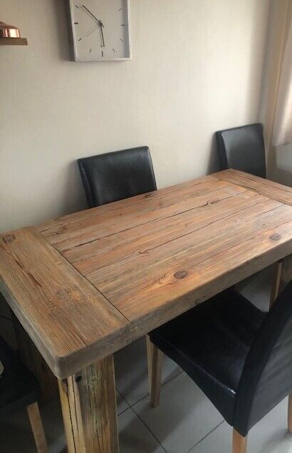 DINING UNIQUE SOLID WOOD TABLES, RUSTIC GRADE
