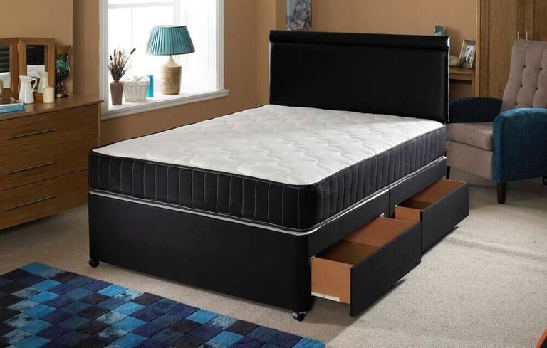 **100% GUARANTEED PRICE!**BRAND NEW-Double Bed With Super Ortho Mattress Options-Same Day Delivery