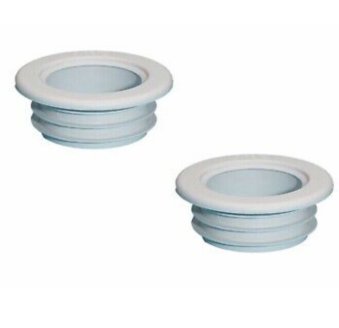 image for 2 BRAND NEW PIPESNUG WHITE/BLACK 32mm PLUMBING
