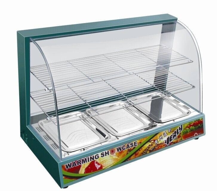 color Display Cabinet Counter Electric Pie Pasty Sausage Rolls Hot Foo
