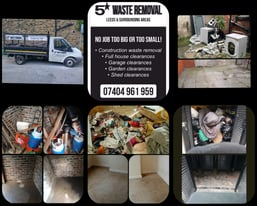 5⭐ WASTE REMOVAL: Waste / Rubbish removal in Leeds & Surrounding Areas