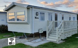 3 bed caravan for hire/rent, West Sands, Seal Bay resort, Selsey. Taking bookings 2023