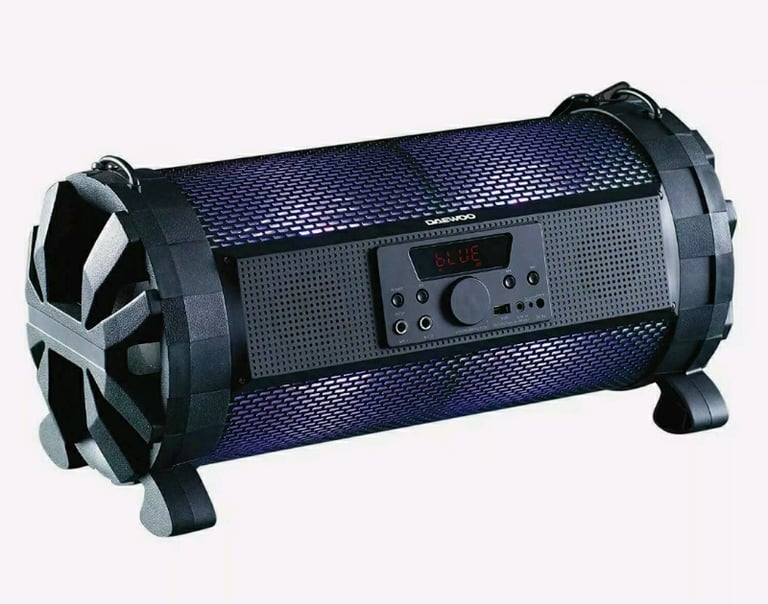 Daewoo LED Bazooka Speaker App Controlled Bluetooth/USB SPEAKER &  CHA