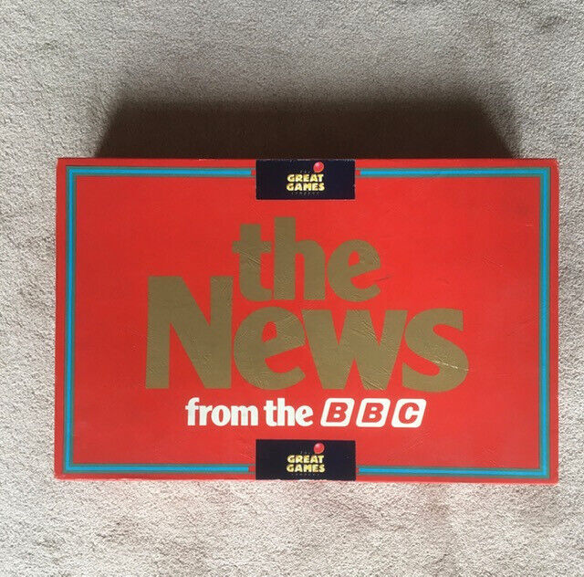 Rare Vintage Board Game - 'The News' from The BBC