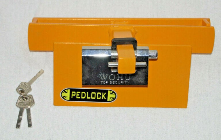 PED LOCK PRO FORD TRANSIT PEDAL BOX LOCK PEDLOCK HIGH SECURITY AND VISIBLE UNIT*