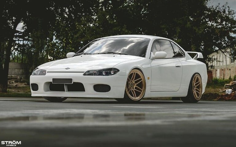 18" Inch Strom DS-25 Drift Alloy Wheels 5x114.3 Fits Nissan silvia skyline S14 S15 RX7 MX5 R32 R33 