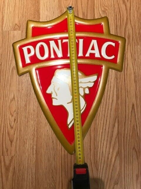 image for Car Sign - GM Pontiac Metal Sign