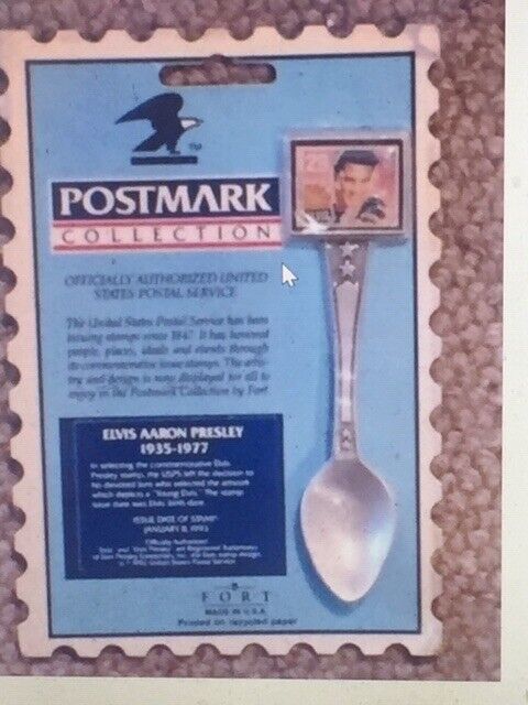 image for VERY RARE: Elvis Spoon Postmark Collection **NEW** VERY RARE IN UK!!