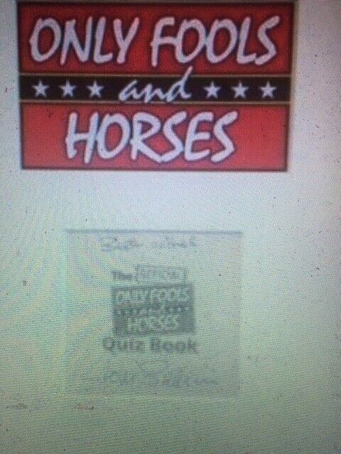 SUPER RARE: John Sullivan Only Fools & Horses AUTOGRAPH CERTIFICATED **NR MINT**
