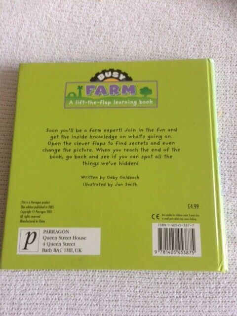 New Childrens Busy Farm Book (A lift -the -flap learning book )