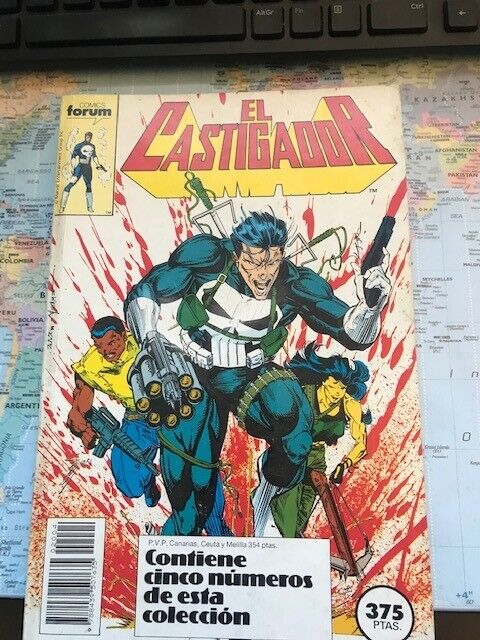 Punisher Marvel Spanish El Castigador-5 Comics