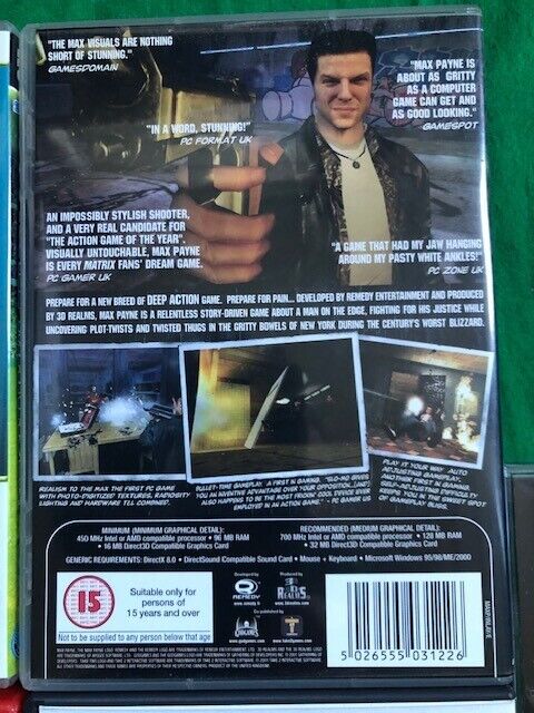 10 PC GAMES & PES2015 & 6 kids DVDs; Sims3,Monopoly,Tomb Raider,Football Manager, Star Wars