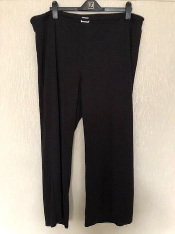 Hardly Worn Ladies Wide Leg Trousers Size 24 EU 52 in