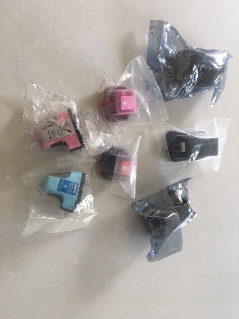 image for Collection of 7 ink cartridges for HP printer 