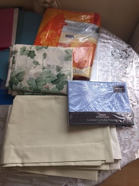 GET A GOOD NIGHT'S SLEEP WINDOW BLACKOUT CURTAINS, BEACH TOWEL AND PILLOW CASES