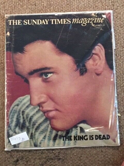 image for Elvis: ORIGINAL Magazine Sunday Times September 11th 1977 **IN WRAPPER**