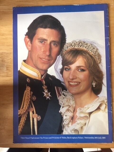 PRINCE CHARLES AND LADY DIANA WEDDING CATALOGUE, ORIGINAL FROM 1981