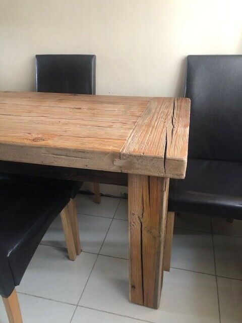 DINING UNIQUE SOLID WOOD TABLES, RUSTIC GRADE