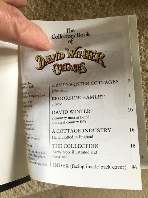 David Winter cottages book