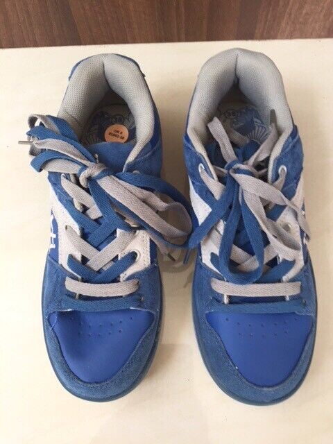 image for XTI Blue and Grey Suede Trainers. Size 5. New. Collect Chichester 