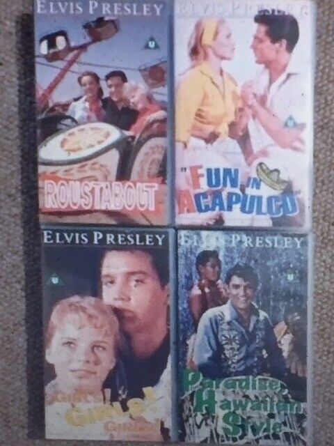 RARE: 'Elvis Presley The Movies' VHS x7 Boxset **EX**