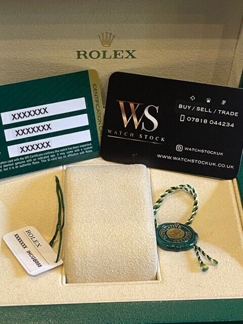 ROLEX LADIES 31MM BOX AND CERTIFICATES