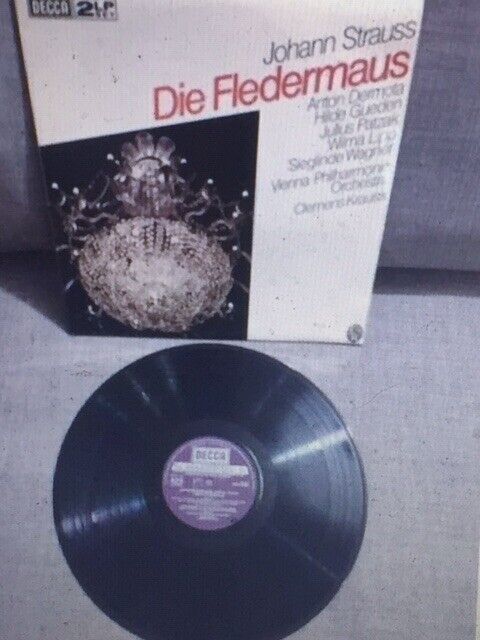 DIE FLEDERMAUS STRAUSS DERMOTA GUEDEN VINYL LP CLASSICAL RECORD **AS NEW**