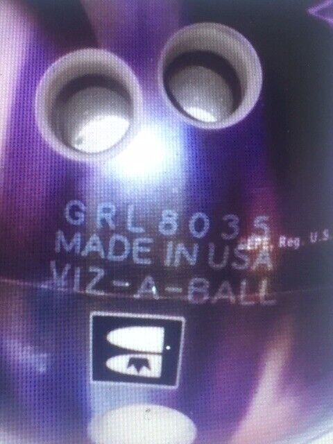 EXTREMELY Rare / UNIQUE - Elvis 10 pin bowling ball **STUNNING**
