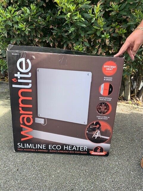 Warmlite WL44011 Ceramic Panel Heater Cool Touch Edge, 425 W - White