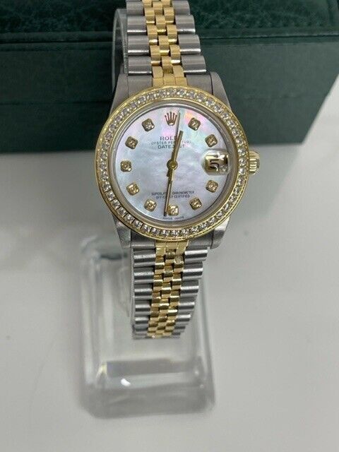 ROLEX LADIES 31MM BOX AND CERTIFICATES