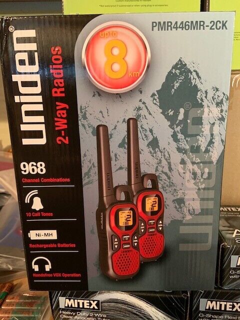Uniden Two Way PMR Walkie Talkies NEW REDUCED £30