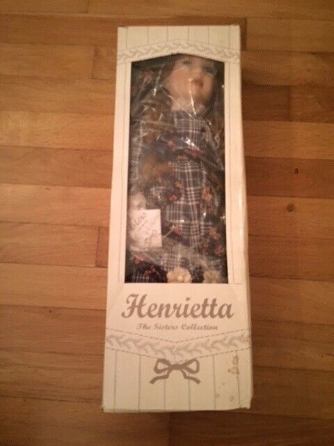 image for  Porcelain doll, 20 years old, unused, boxed