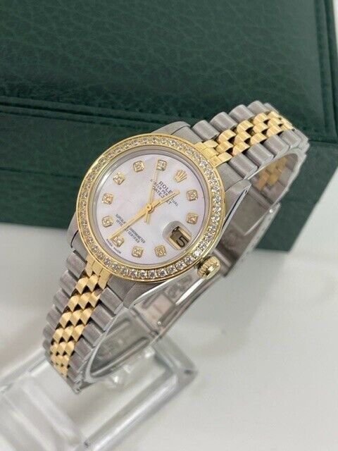ROLEX LADIES 31MM BOX AND CERTIFICATES