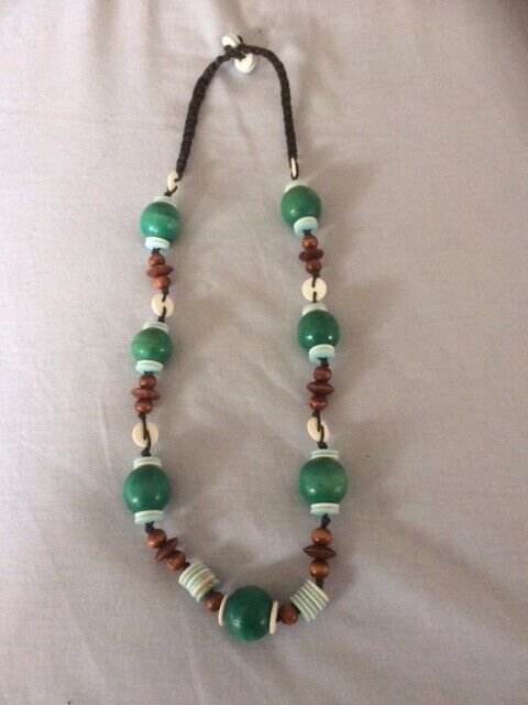 Lovely wooden necklace