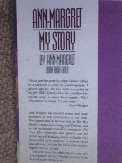EXTREMELY RARE: Book by Ann-Margret (in Elvis films) 'My Story' **AS NEW**