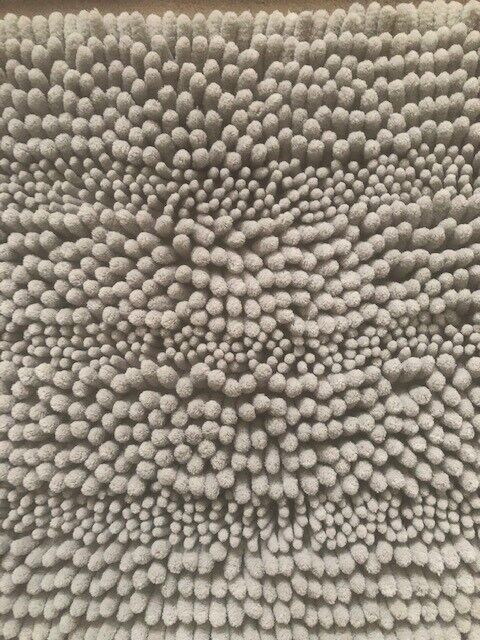 Grey ﻿Bath mat and shower mat. New. Collect Chichester