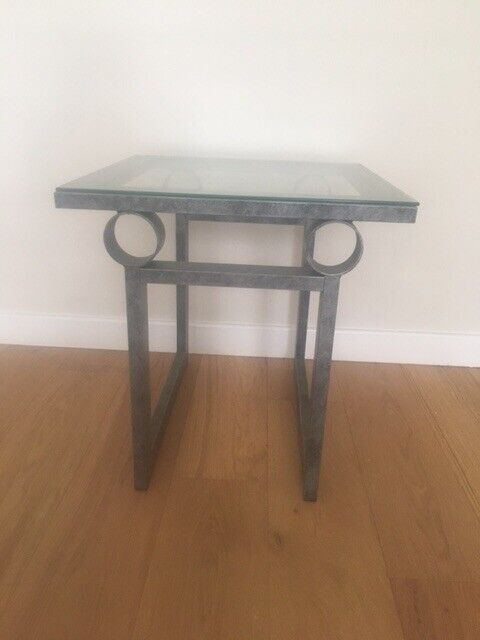 image for Stylish glass-topped  side table by Alfrank  in “Tang “ design