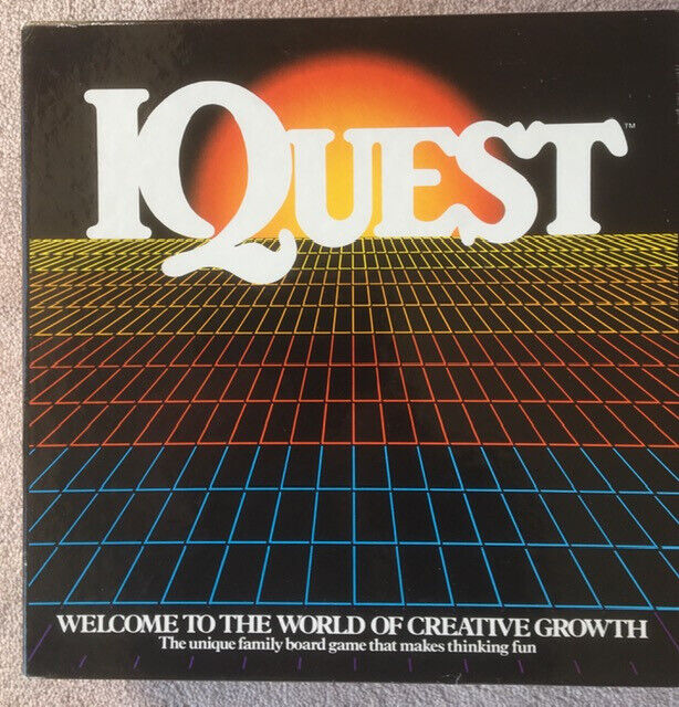 Rare Collectible Board Game - IQUEST 1987