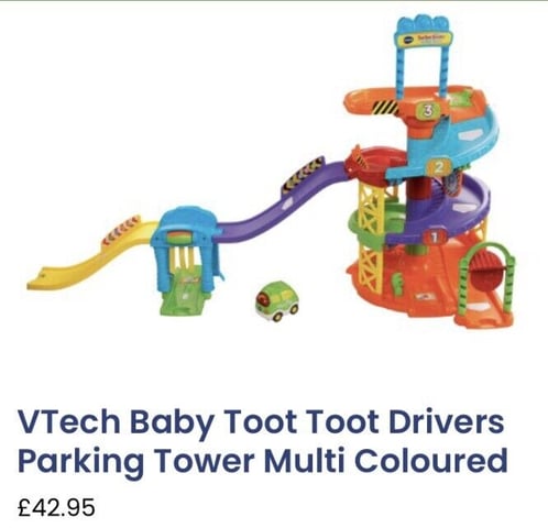 Toot toot parking store tower