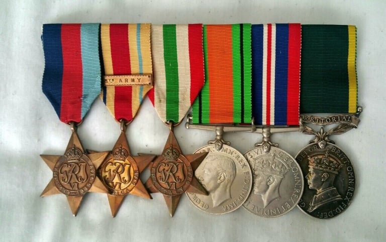 British war and campaign medals purchased 