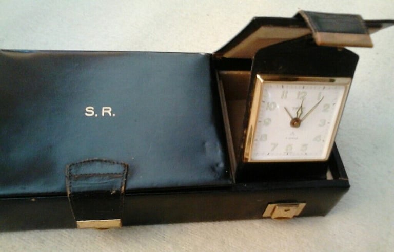 image for Vintage Retro PETER windup working alarm clock for desk/stationary (2 jewels)